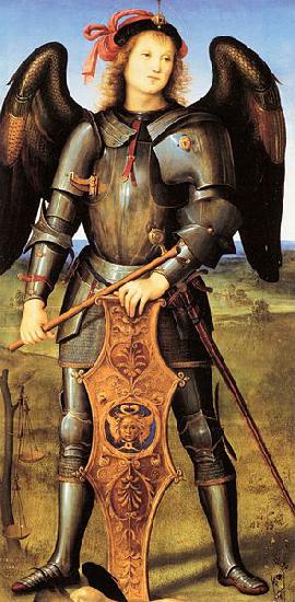 Pietro Perugino Archangel Michael oil painting picture